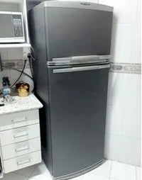 Adesivo para Geladeira Prata Inox