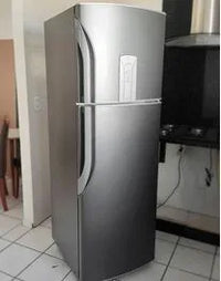 Adesivo para Geladeira Prata Inox