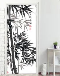 Adesivo para Porta Bambu Japonês