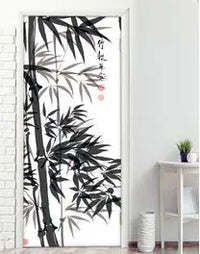 Adesivo para Porta Bambu Japonês