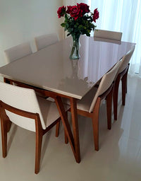 Adesivo para Mesa Fendi Taupe Laca