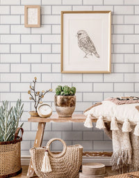 Papel de Parede Adesivo Adesivo Brick Metro Snow Com Película fosca para áreas úmidas e molhadas 3,00x0,50m
