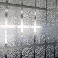Adesivo para Vidro Decorado Cristal Quadra