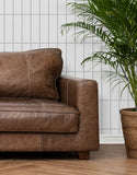 Papel de Parede de Azulejo Brick Vertical Snow