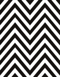 Papel de Parede Adesivo Chevron Preto e Branco
