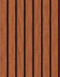 Papel de Parede Madeira Ripada Larga Canela