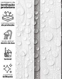 Papel de Parede Madeira Ripada Larga Vanilla
