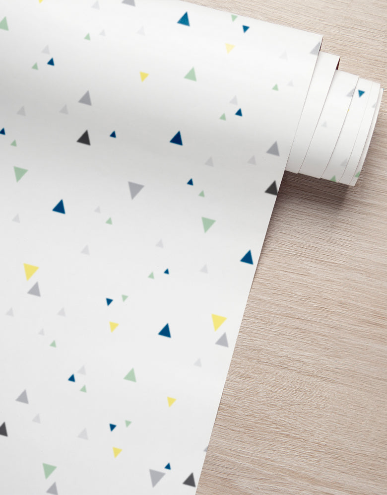 Papel de Parede Adesivo Triângulos Baby