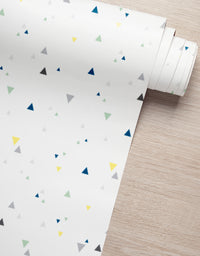 Papel de Parede Adesivo Triângulos Baby