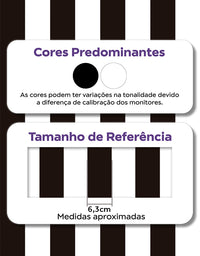 Papel de Parede Adesivo Listras Pretas