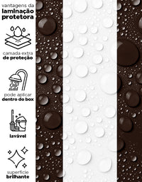 Papel de Parede Adesivo Listras Pretas