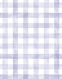 Papel de Parede Adesivo Xadrez Vichy Aquarela Lilás