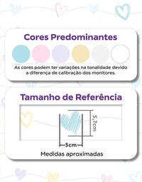 Papel de Parede Corações Lineares
