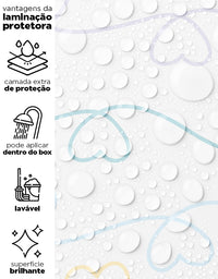 Papel de Parede Corações Coloridos
