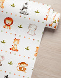 Papel de Parede Adesivo Safari Aquarela