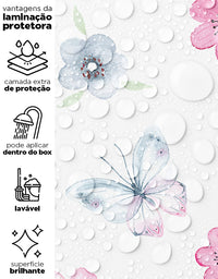 Papel de Parede Romântico Jardim Encantado