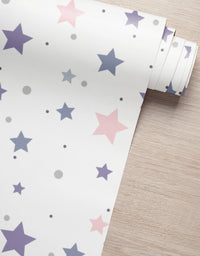 Papel de Parede Adesivo Estrelinhas