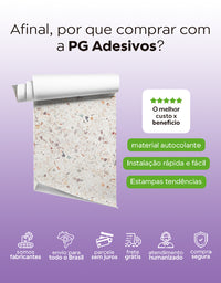Papel de Parede Adesivo Granilite Boho