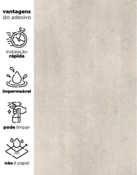 Papel de Parede Adesivo Cimento Queimado Nude
