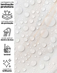 Papel de Parede Adesivo Marmorizado