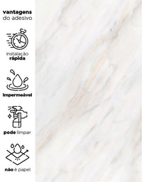 Papel de Parede Adesivo Marmorizado