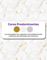 Papel de Parede Adesivo Mármore Gold