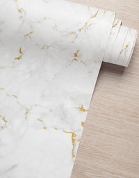 Papel de Parede Adesivo Mármore Gold
