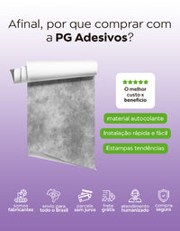 Papel de Parede Adesivo Cimento Queimado Industrial