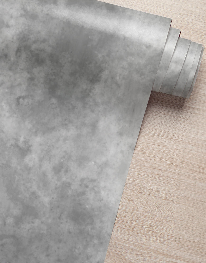 Papel de Parede Adesivo Cimento Queimado Industrial
