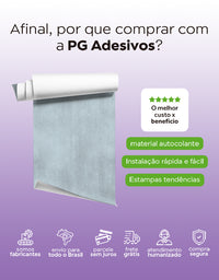 Papel de Parede Adesivo Cimento Queimado Lazúli