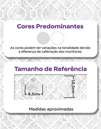 Papel de Parede Adesivo Azulejo Arabesco