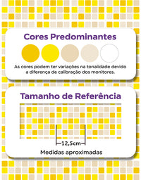 Papel de Parede Pastilha Amarela