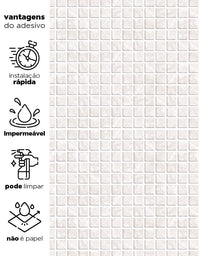 Papel de Parede Pastilhas Clean