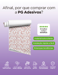 Papel de Parede Pastilhas Quartzo