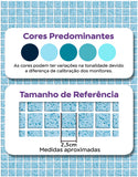 Papel de Parede Adesivo Pastilhas Sky