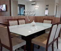 Adesivo para Mesa Laca Branco