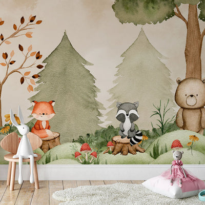 Seu cantinho infantil agora pode ter um bosque só dele! 🌳🦊